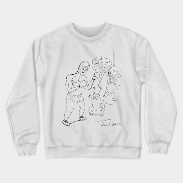 Daniel Johnston - Keep punching Joe Crewneck Sweatshirt by skullknight